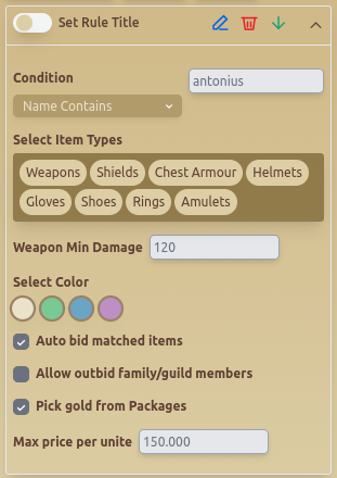 Auction Rule